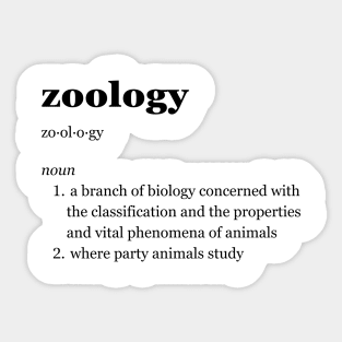 Zoology Sticker